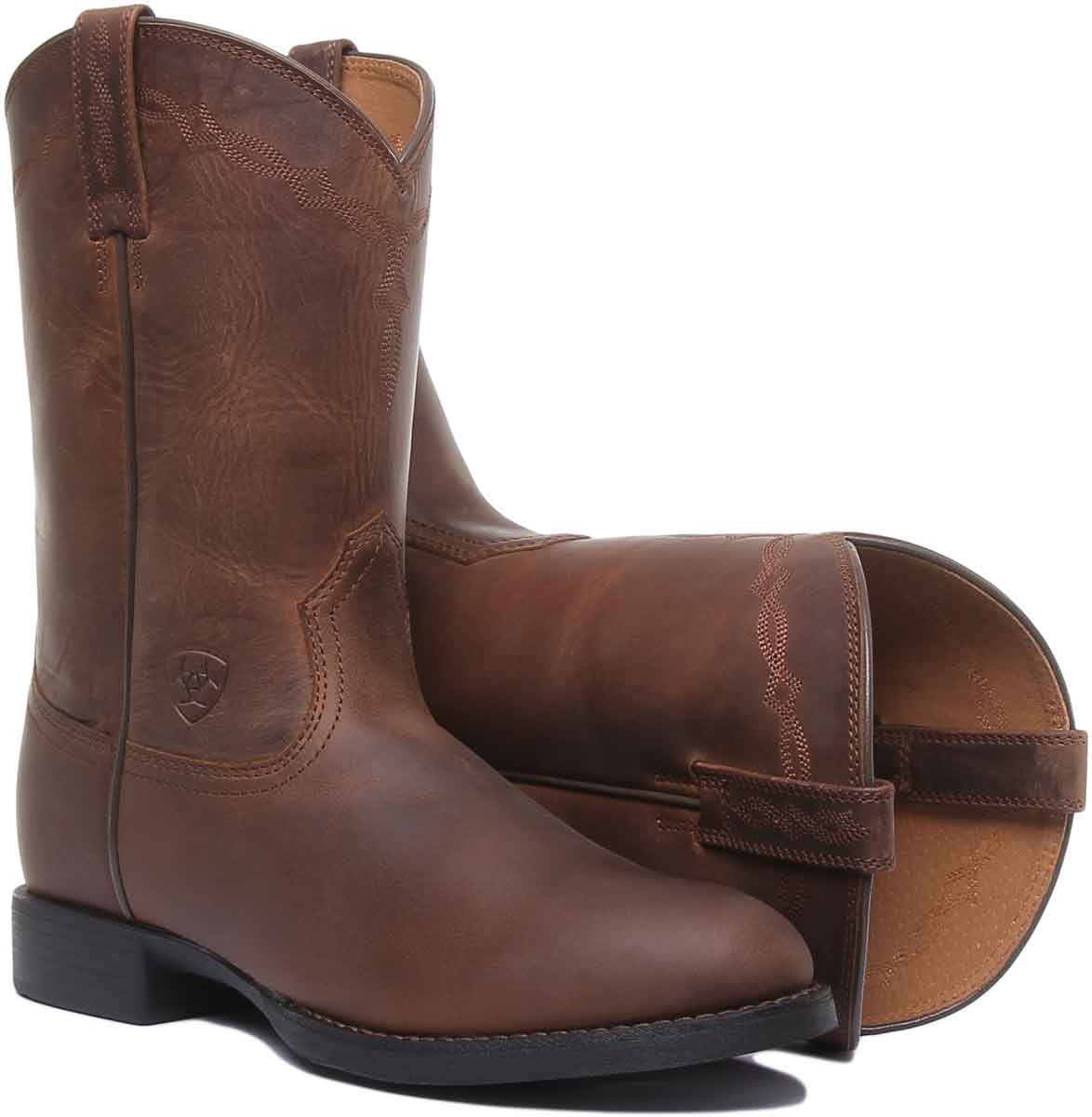 Ariat Heritage Roper In Brown - Image 5