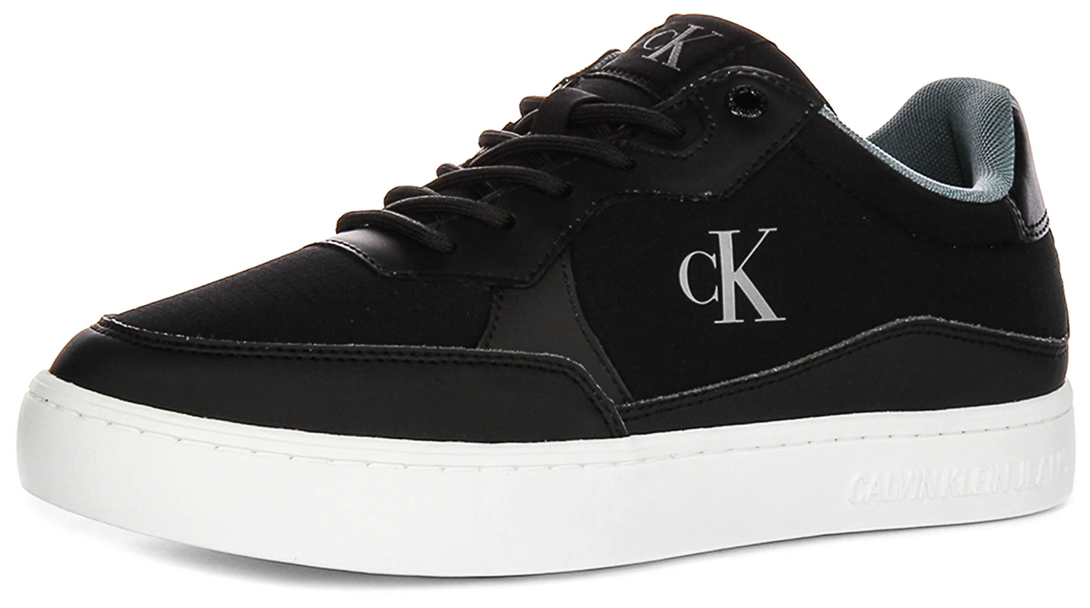 Calvin Klein Classic Cupsole Sneakers In Black For Men - Image 6