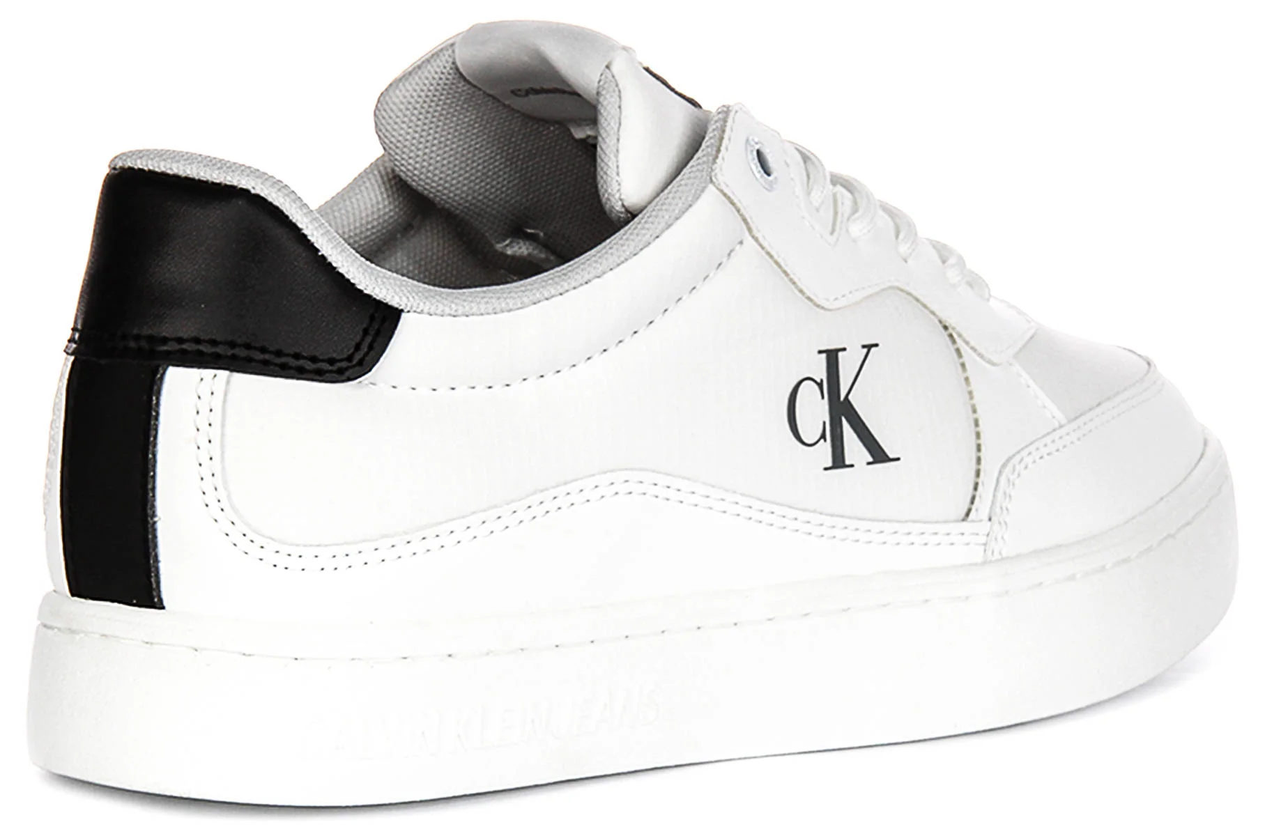 Calvin Klein Jeans Classic Cupsole In White Black For Men - Image 3