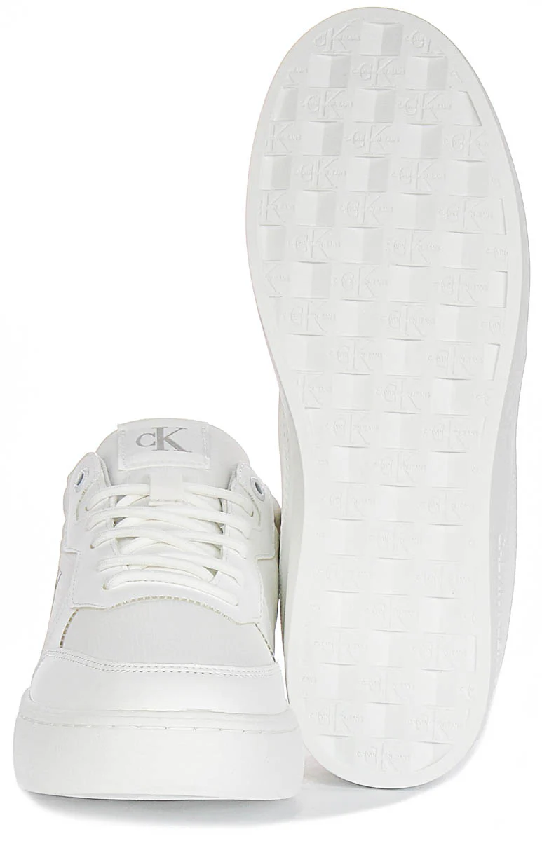 Calvin Klein Jeans Classic Cupsole In White Black For Men - Image 5