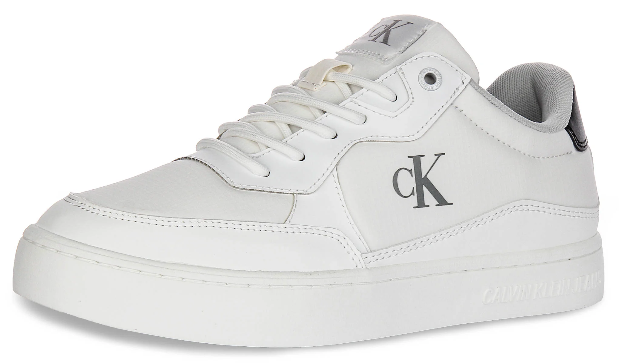 Calvin Klein Jeans Classic Cupsole In White Black For Men - Image 6
