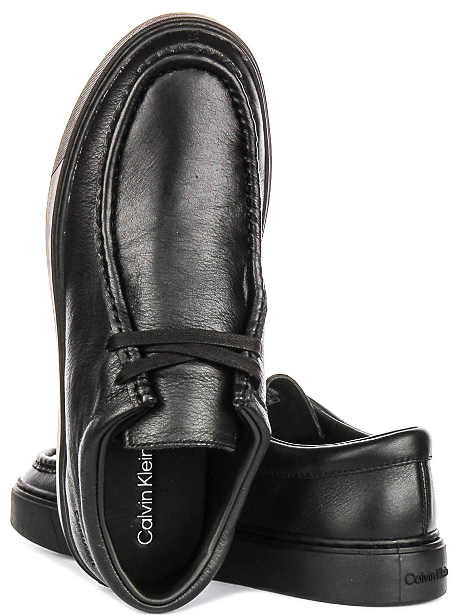 Calvin Klein Hybrid Wallabee In Black For Men - Image 4