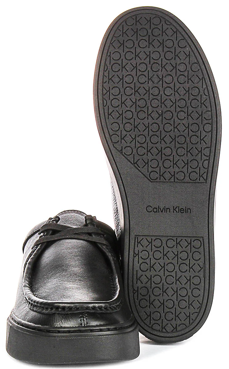 Calvin Klein Hybrid Wallabee In Black For Men - Image 5