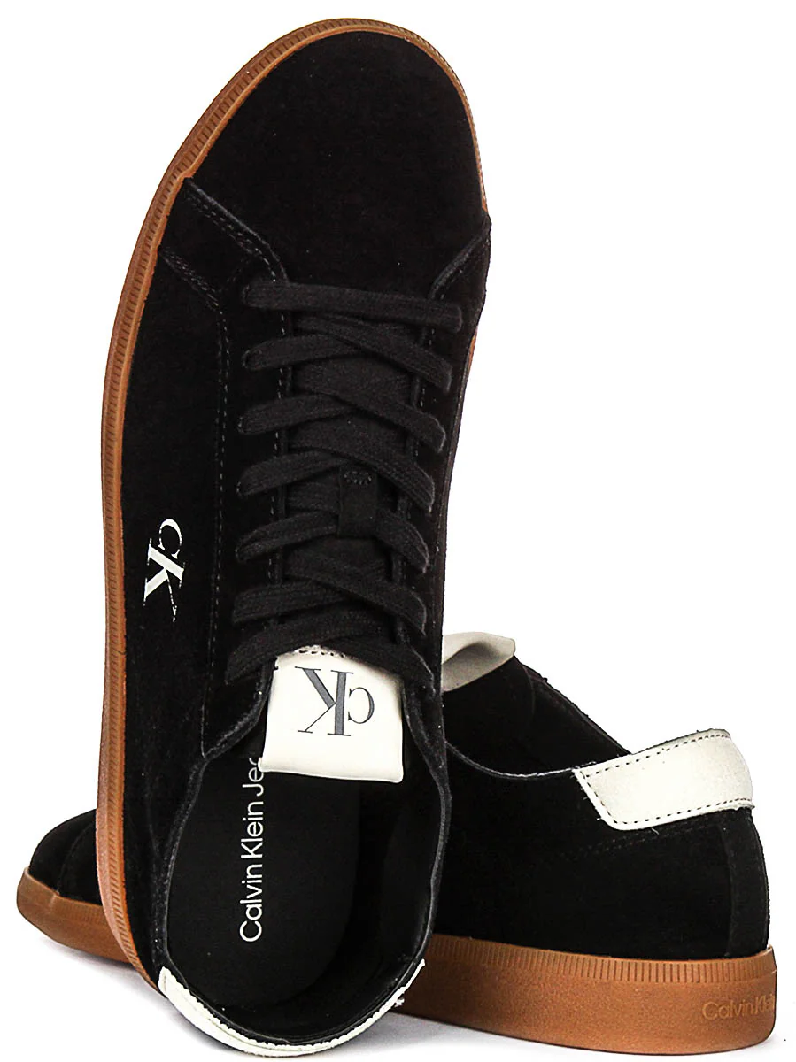 Calvin Klein Low Profile Cupsole Sneaker In Black White For Men - Image 4