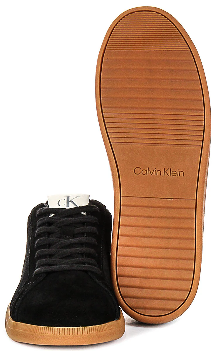Calvin Klein Low Profile Cupsole Sneaker In Black White For Men - Image 5