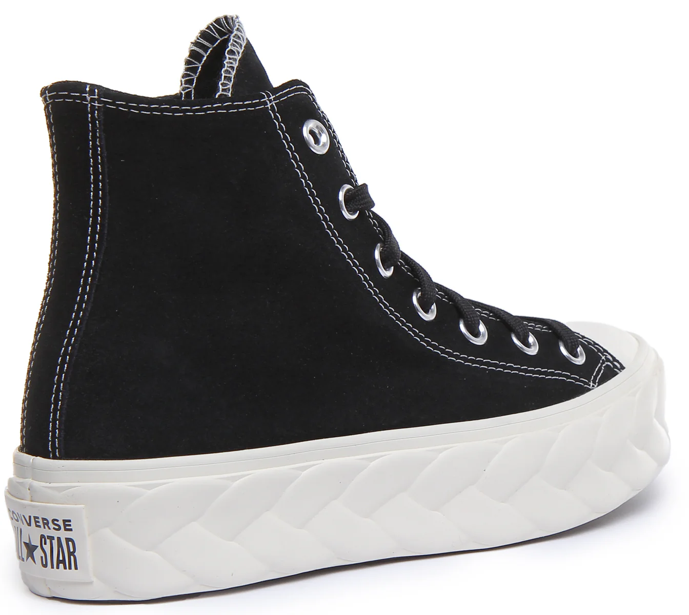 Converse 568687C CT All Star Hi Platform Trainer In Black For Women - Image 3