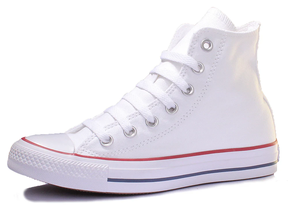 Converse All Star Hi Core Canvas Trainer In White - Image 6