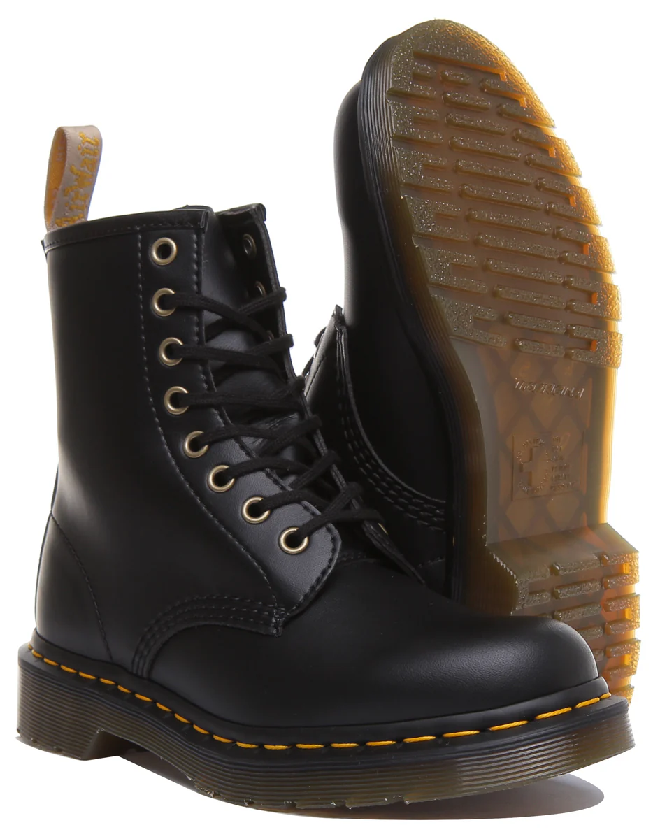 Dr Martens 1460 Vegan In Black For Womens - Image 5