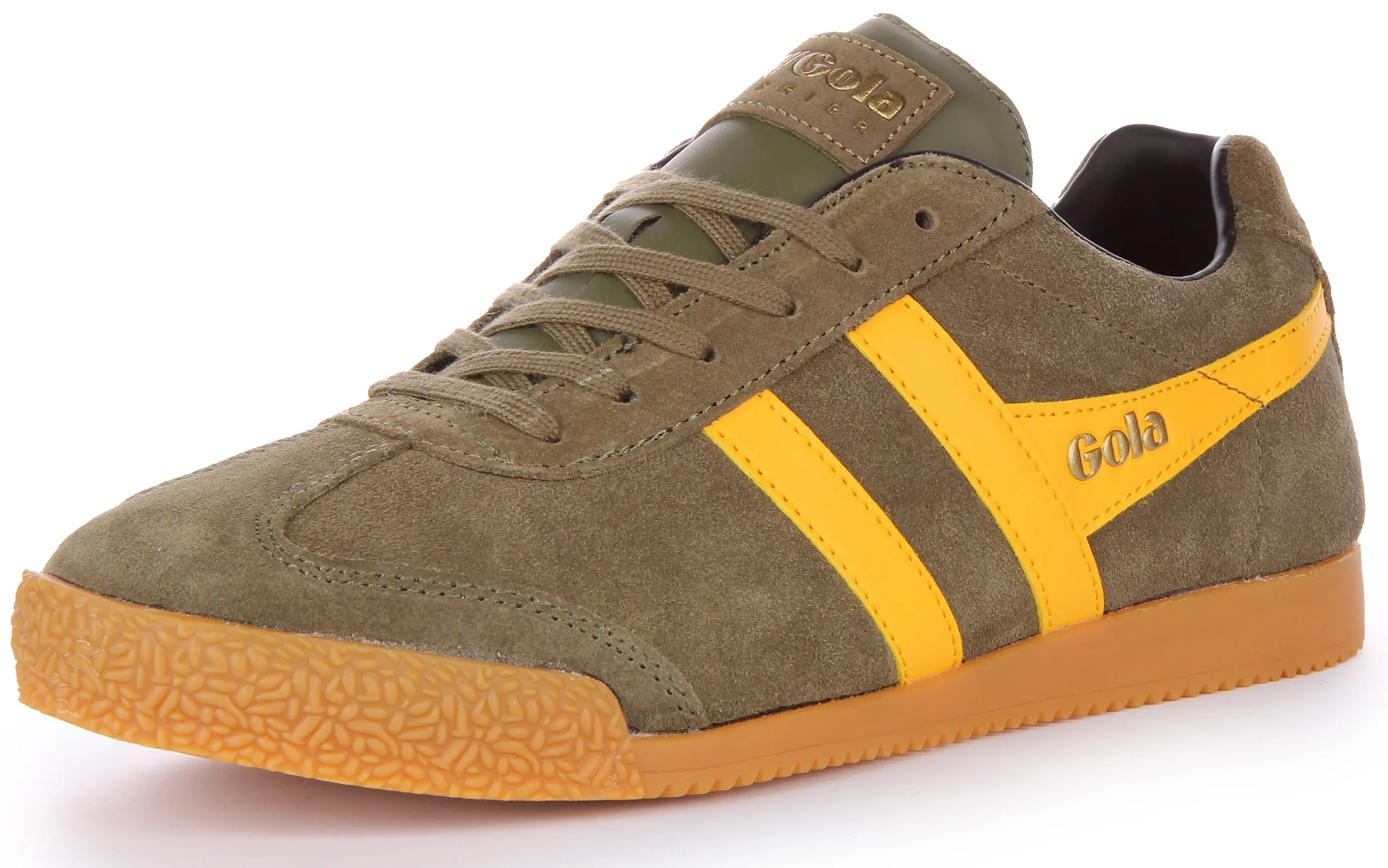 Gola Classics Harrier In Khaki Yellow For Men - Image 6
