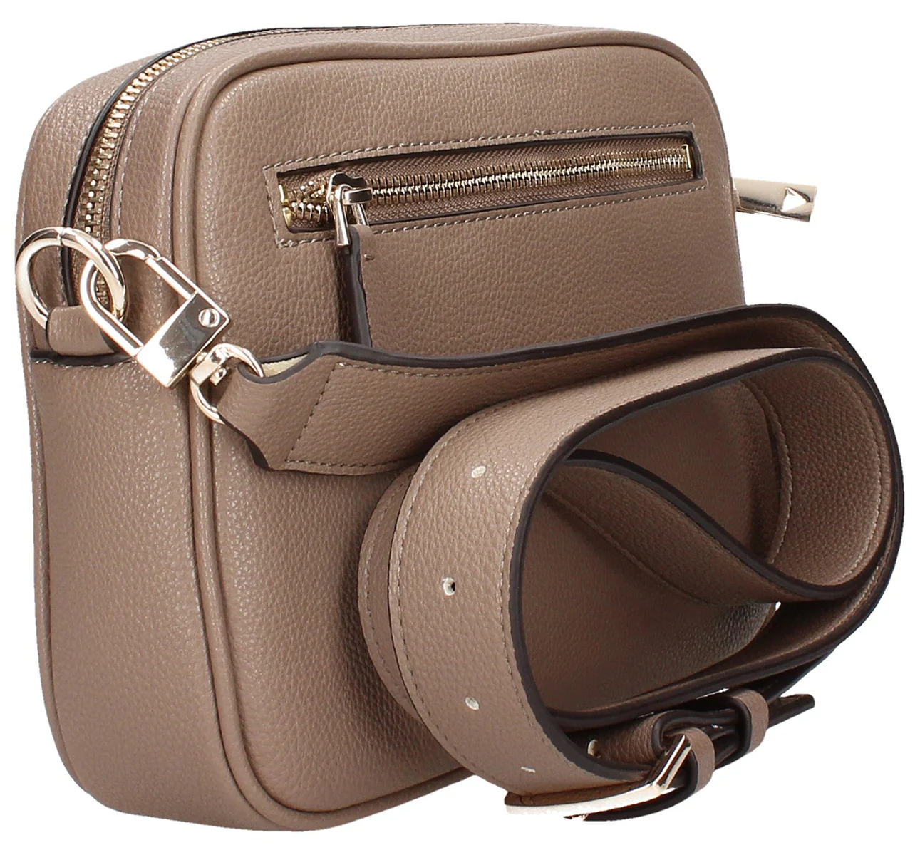 Guess Meridian Cross Body Bag In Stone For Women - Image 3