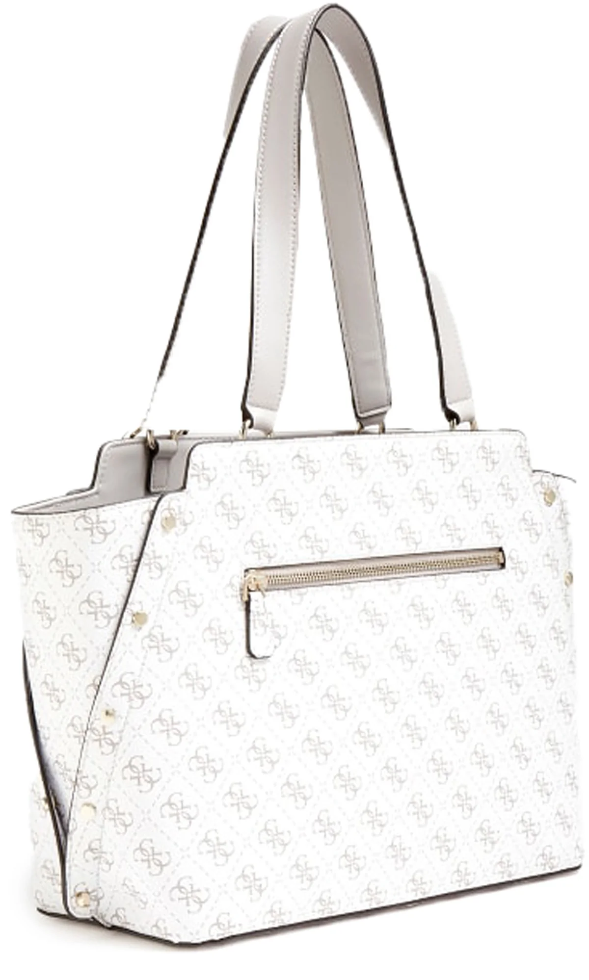Guess Tyren Girlfriend Carryall In White For Women - Image 3