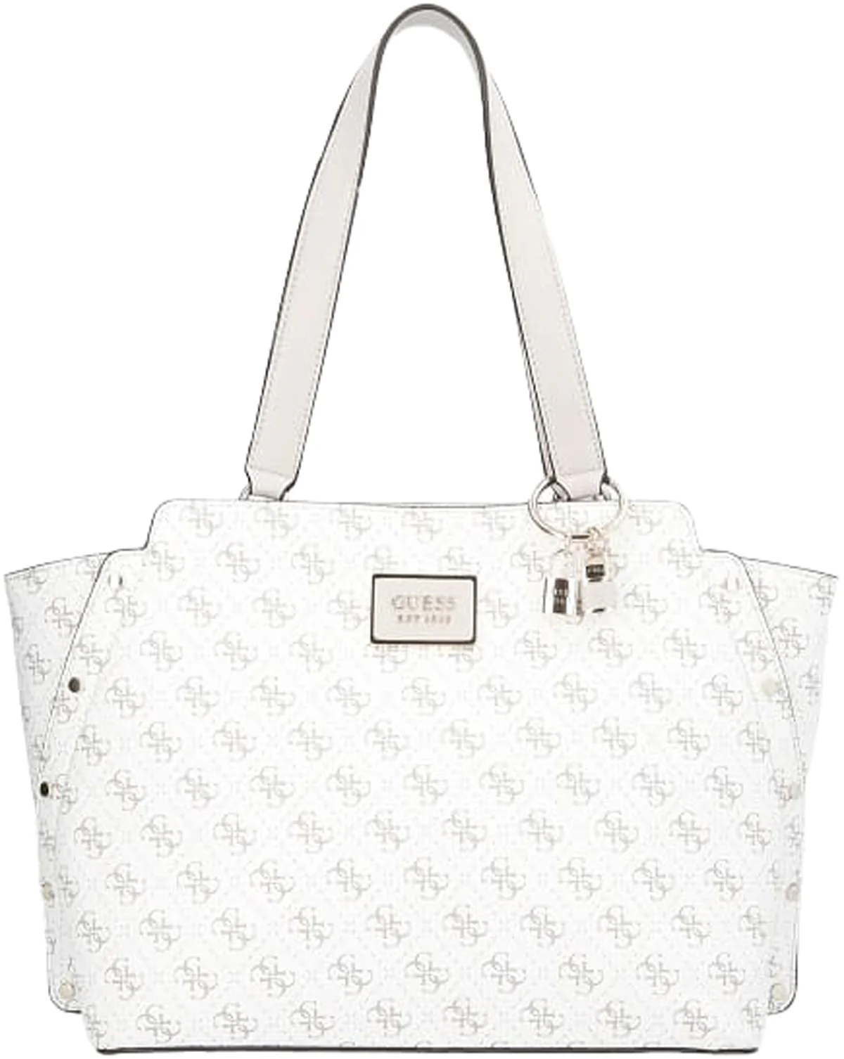 Guess Tyren Girlfriend Carryall In White For Women - Image 5