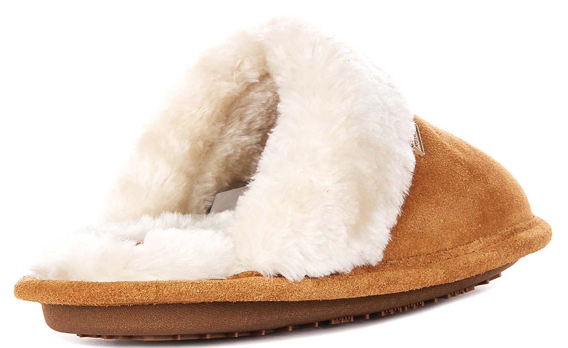 Hunter Womens Mule Slipper In Chestnut - Image 3