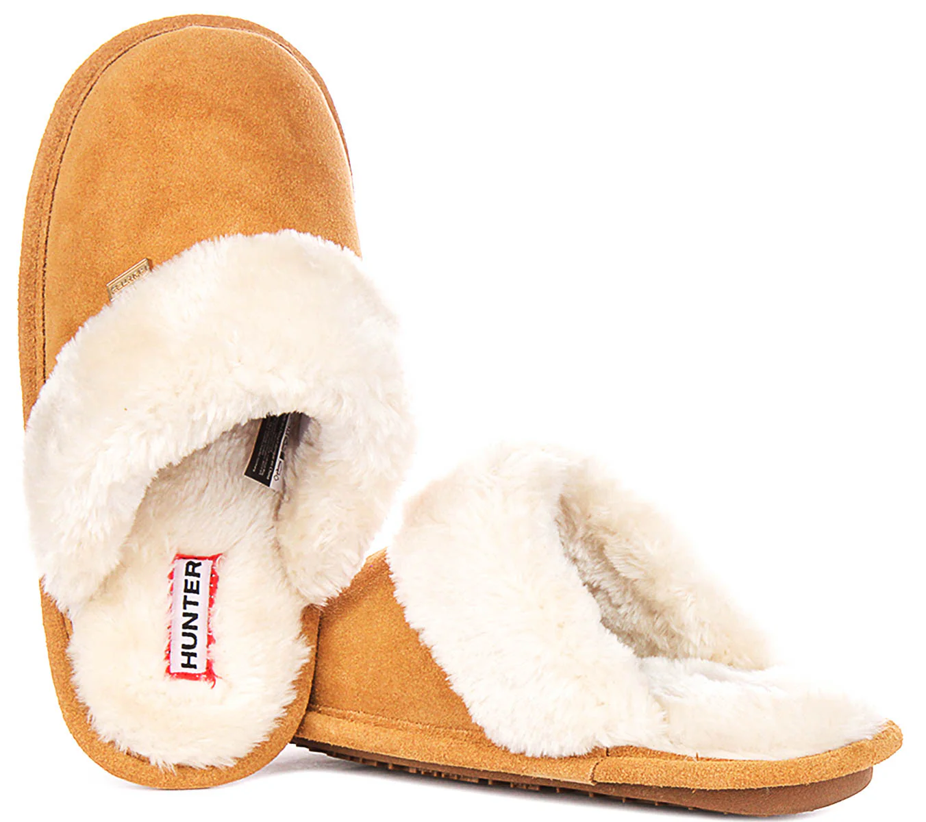 Hunter Womens Mule Slipper In Chestnut - Image 4