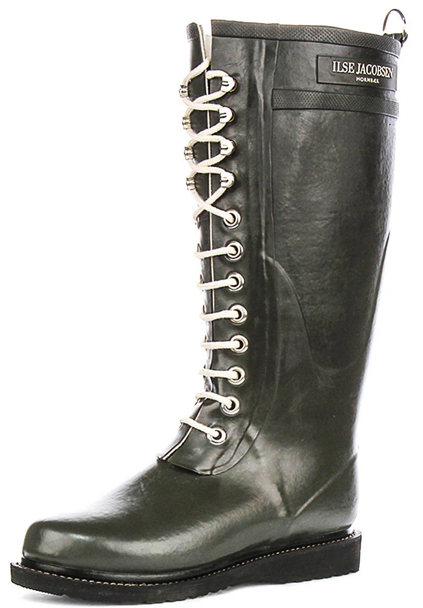 Ilse Jacobsen Rub1 In Army Green For Women - Image 6