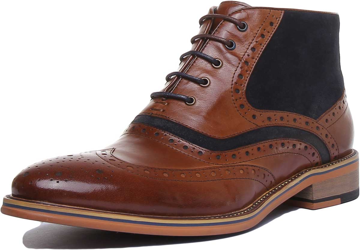 Justin Reece England Hawkin In Brown Blue - Image 6