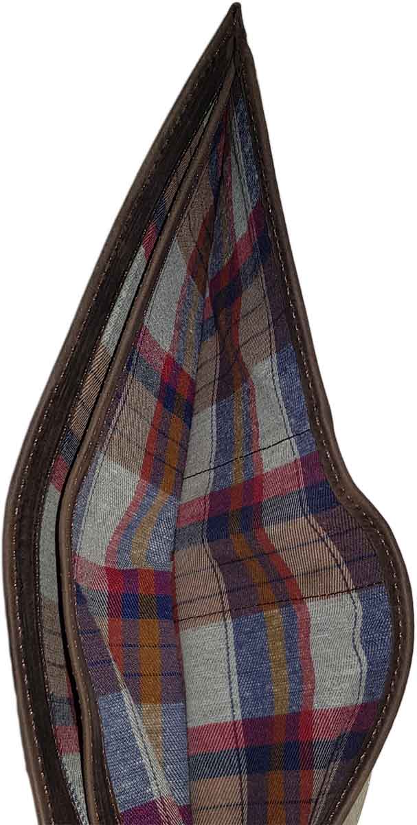 Justin Reece England Wallet 8 Card In Dark Brown - Image 4