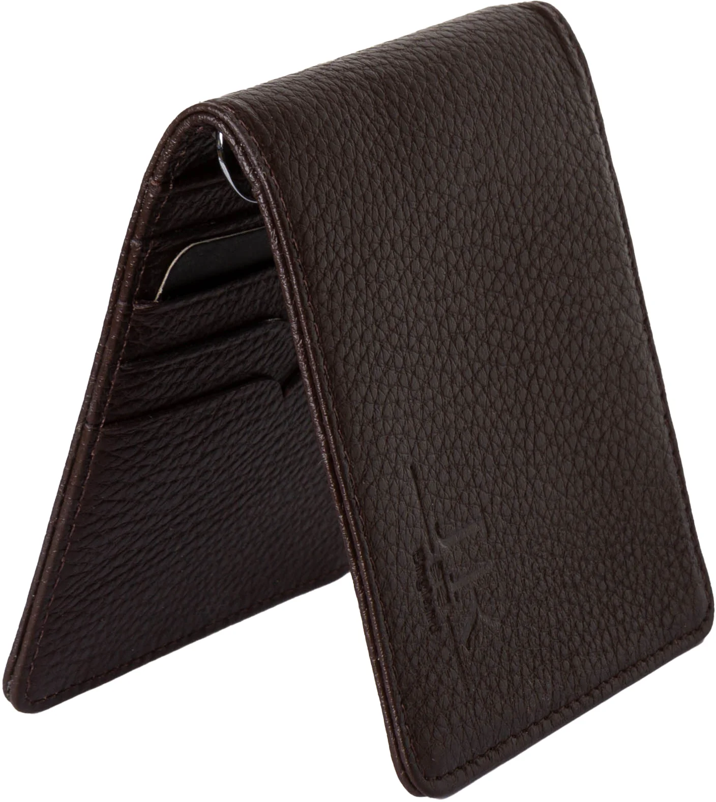 Justin Reece England Wallet Embossed In Brown - Image 3