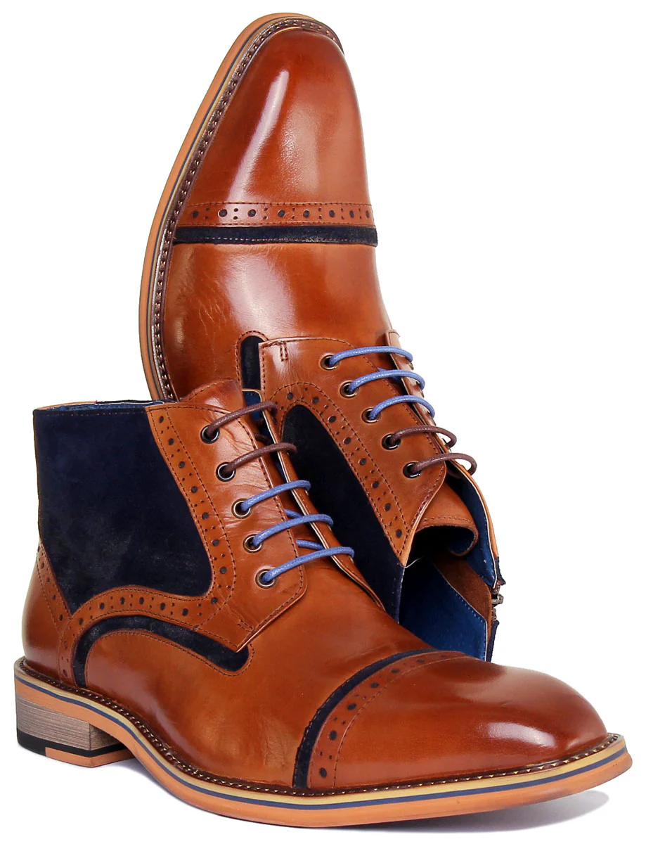 Justin Reess England Hi Dennis In Brown Blue - Image 5