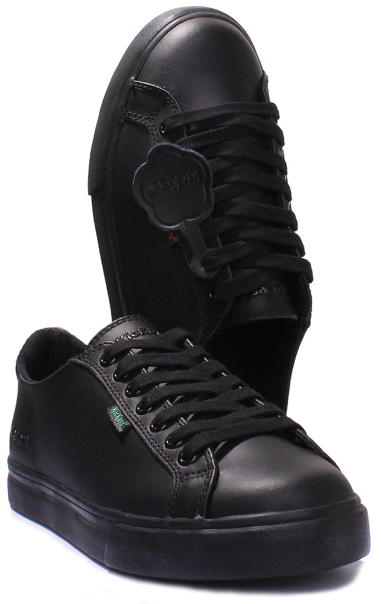 Kickers Tovni Lacer Y In Black For Teen UK Size 3 - 6 - Image 5