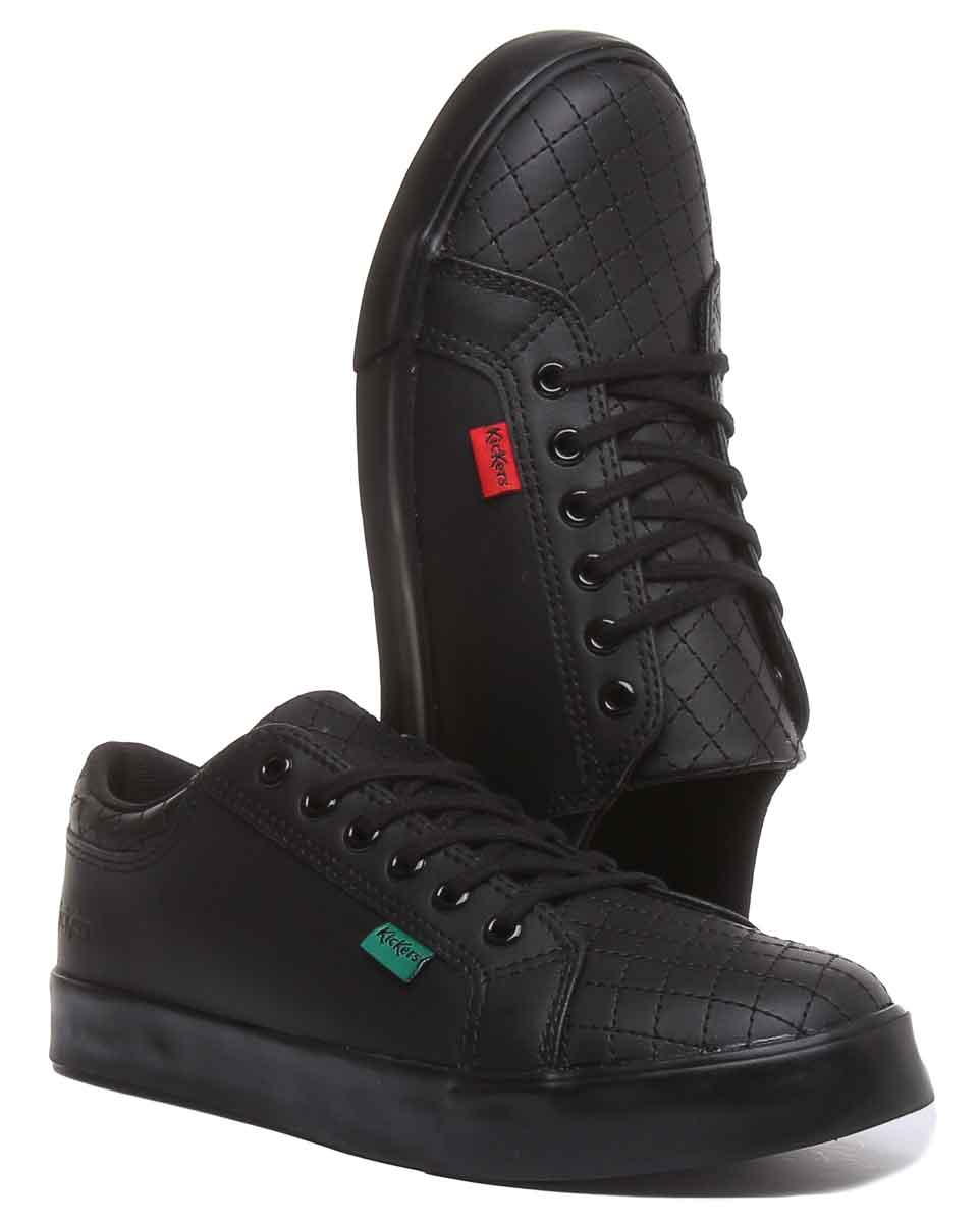 Kickers Tovni Y Quilt In Black Teen Size 3 - 6 - Image 5