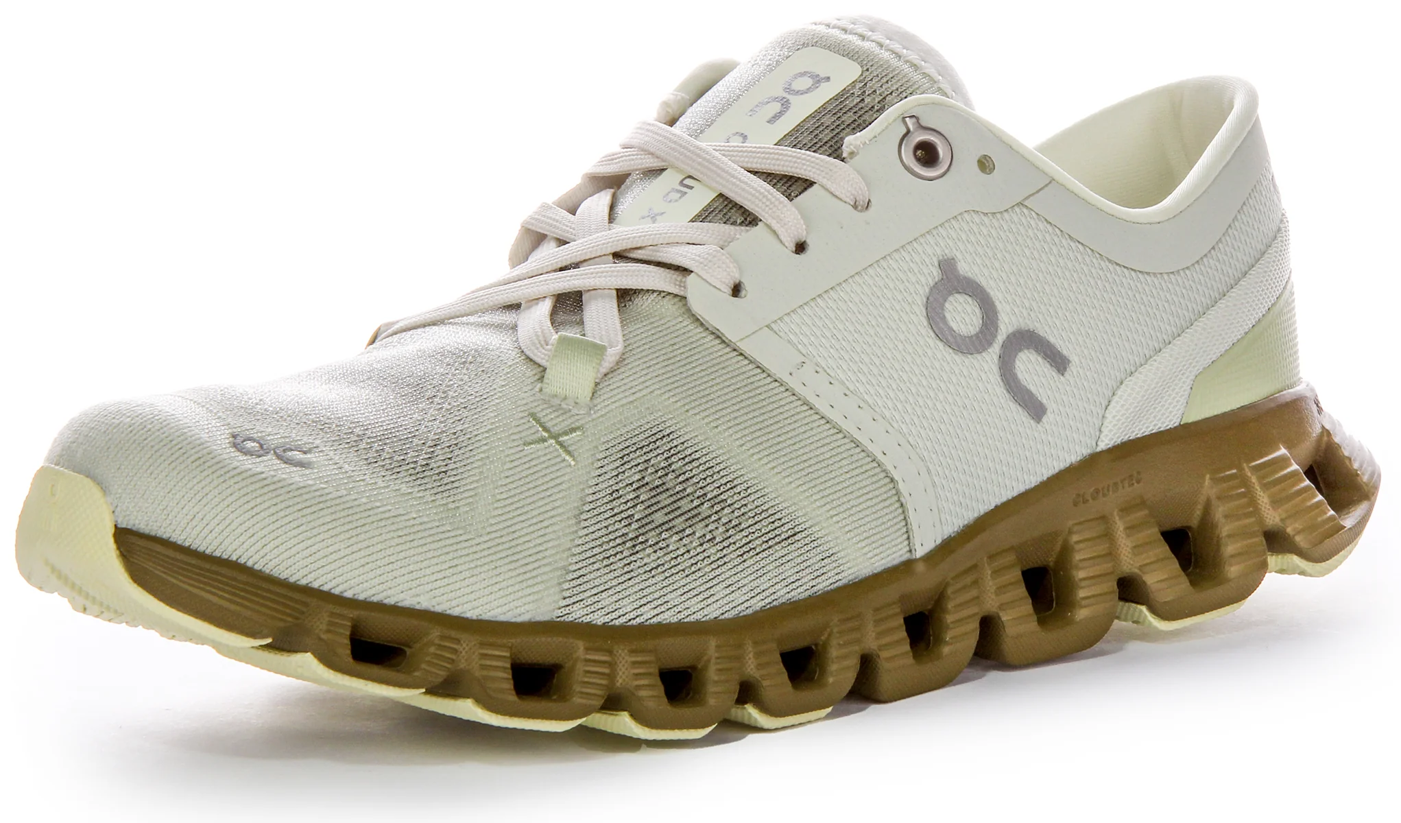 On Running Cloud X 3 In Light Grey For Women - Image 6
