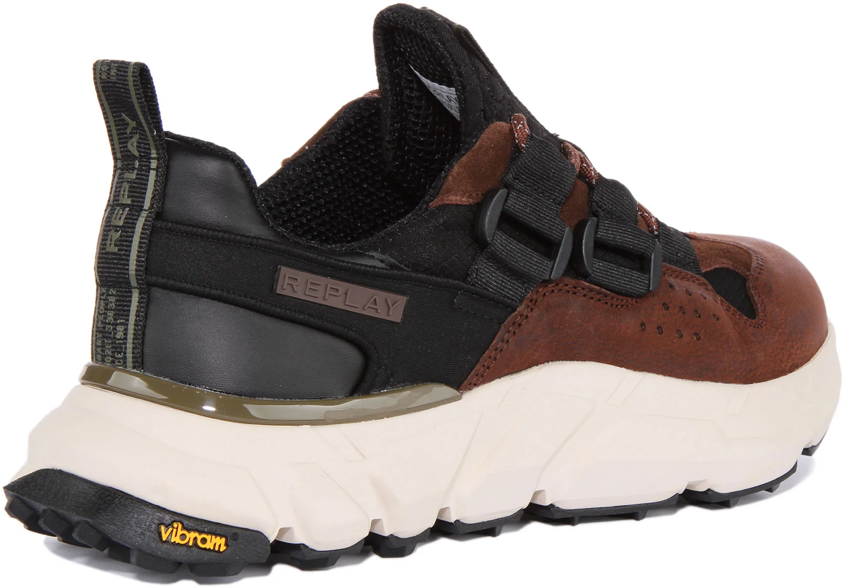 Replay Split Laguna In Black Brown For Men - Image 3