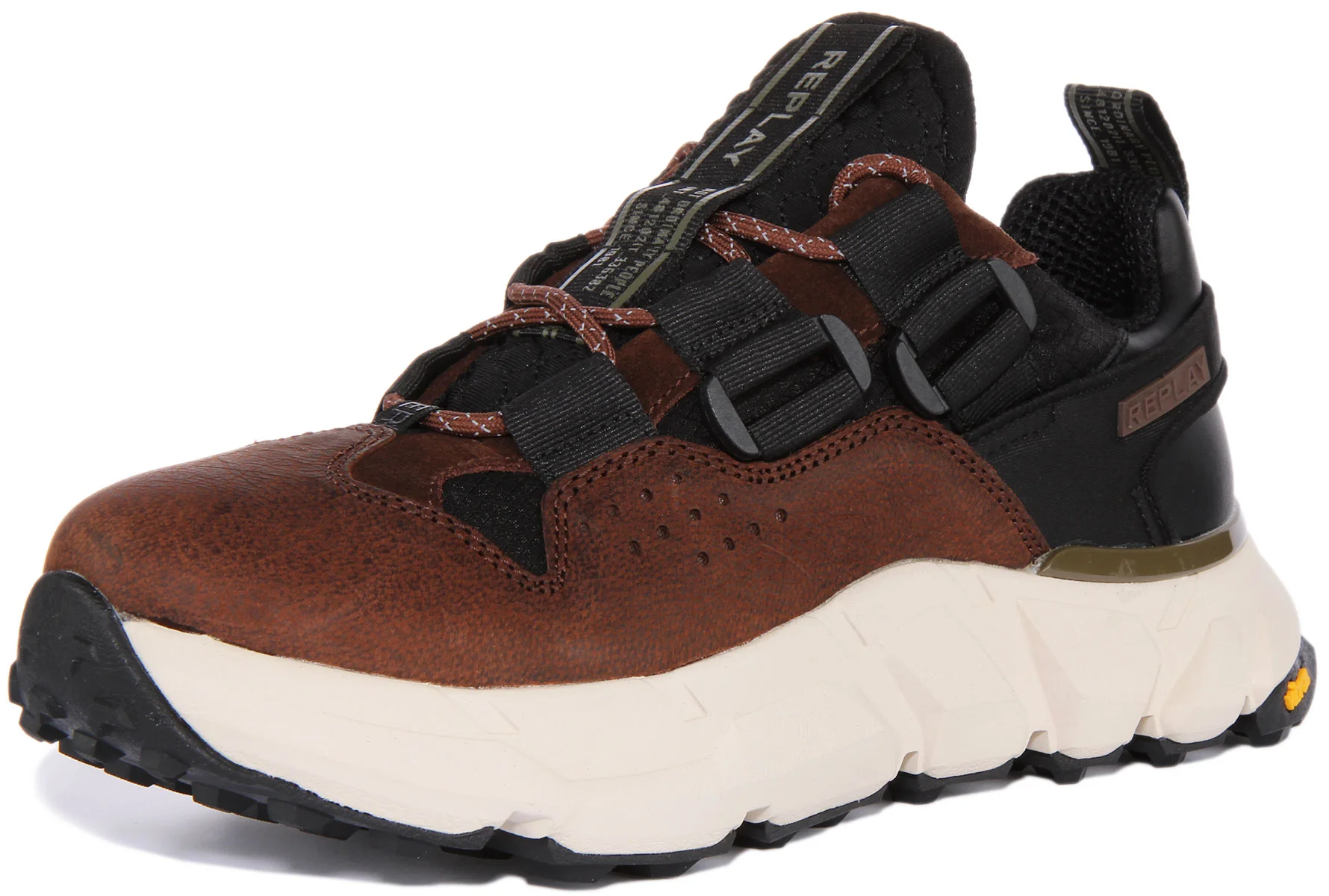 Replay Split Laguna In Black Brown For Men - Image 6
