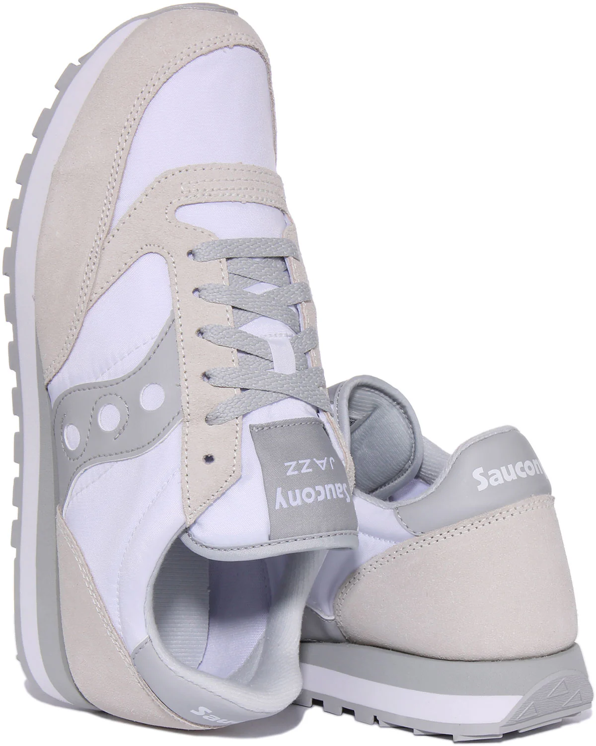 Saucony Jazz Original In White Grey For Men - Image 4