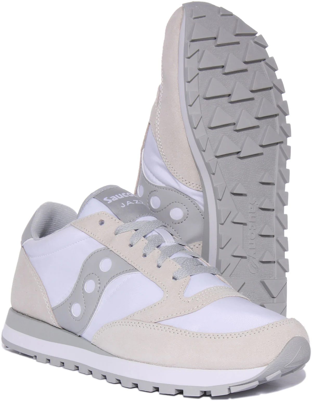 Saucony Jazz Original In White Grey For Men - Image 5