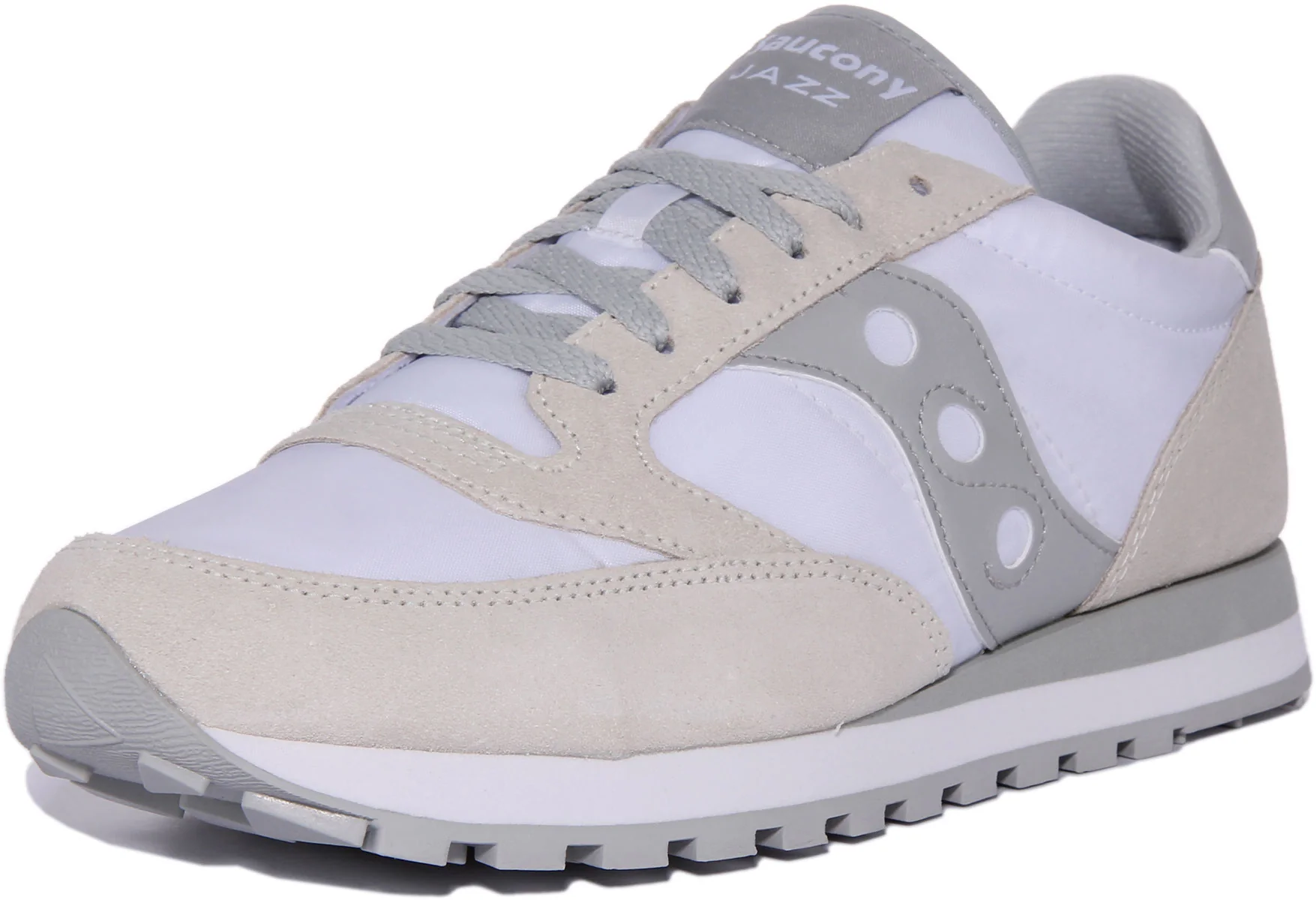 Saucony Jazz Original In White Grey For Men - Image 6