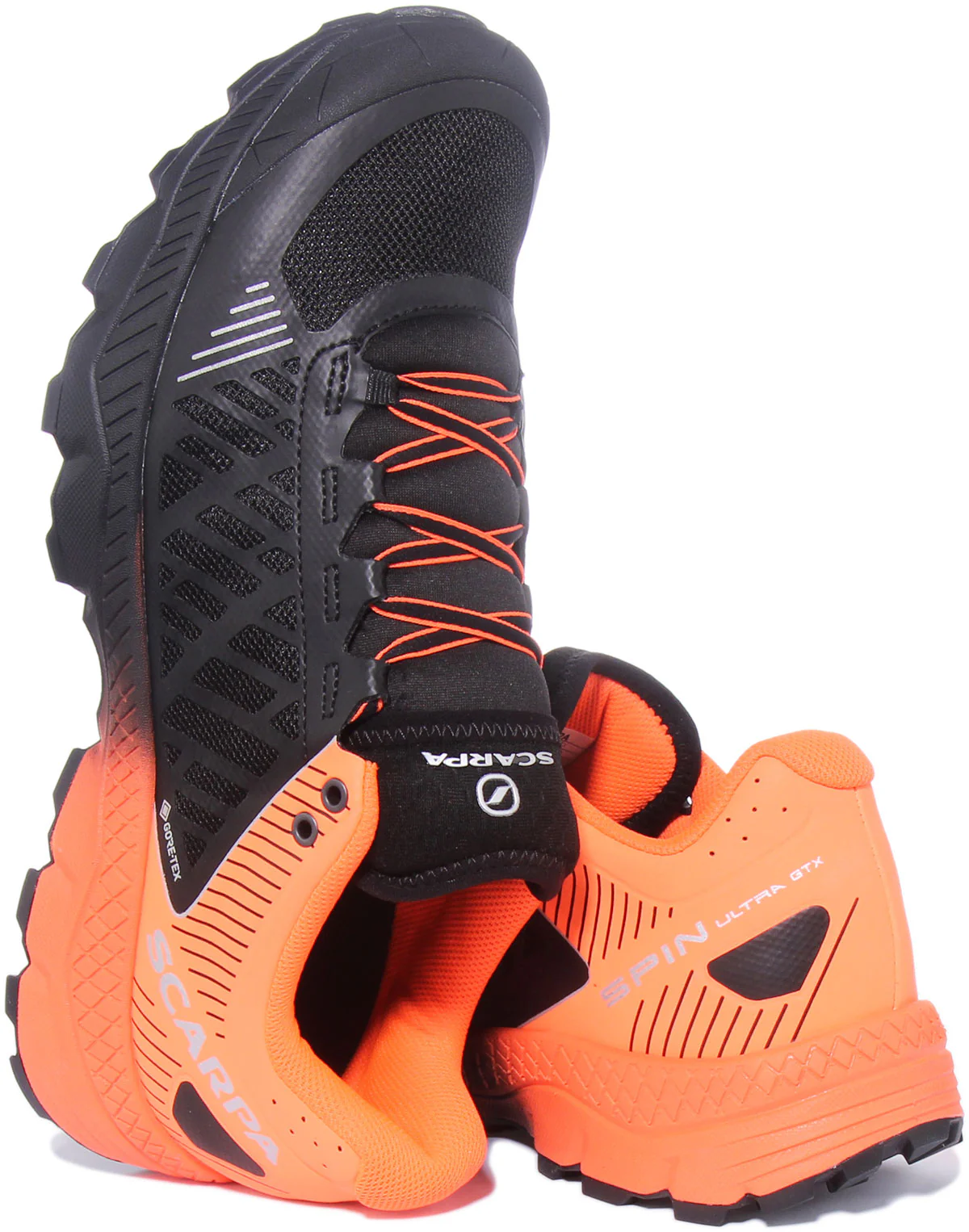 Scarpa Spin Ultra GTX In Black Orange For Men - Image 4