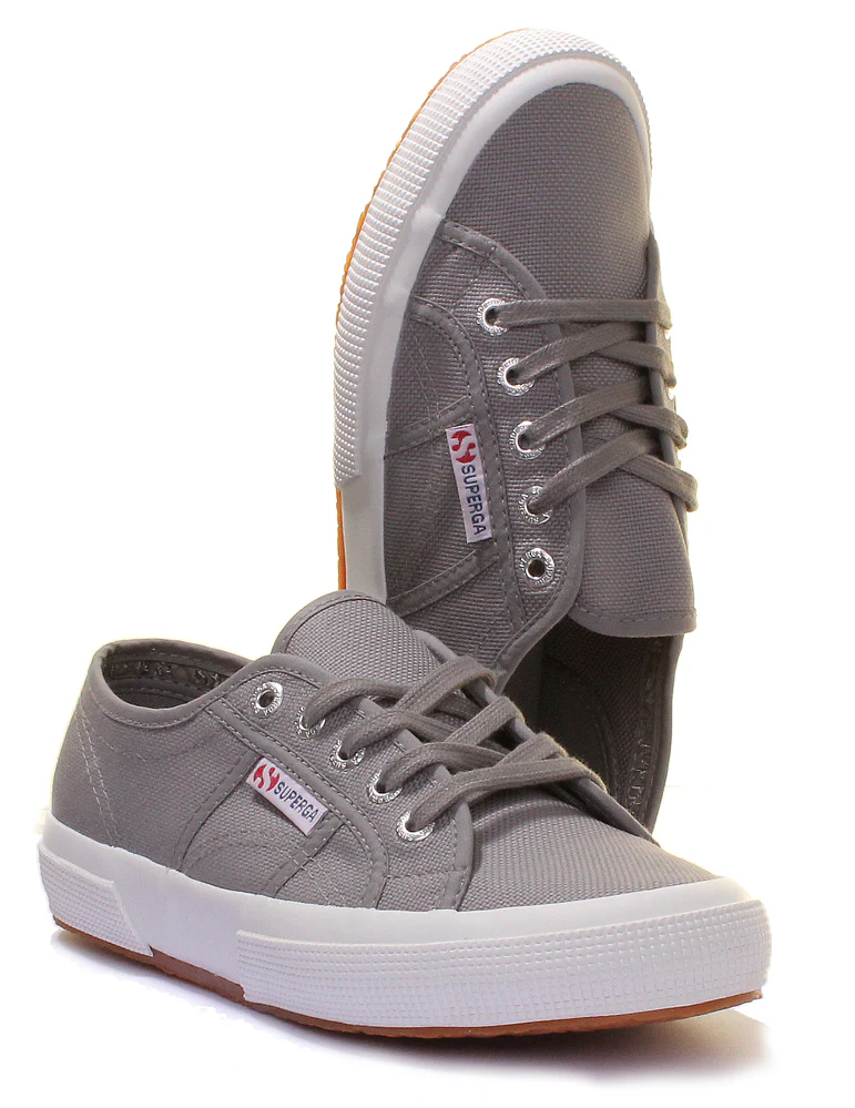 Superga 2750 Cotu In Grey White - Image 5