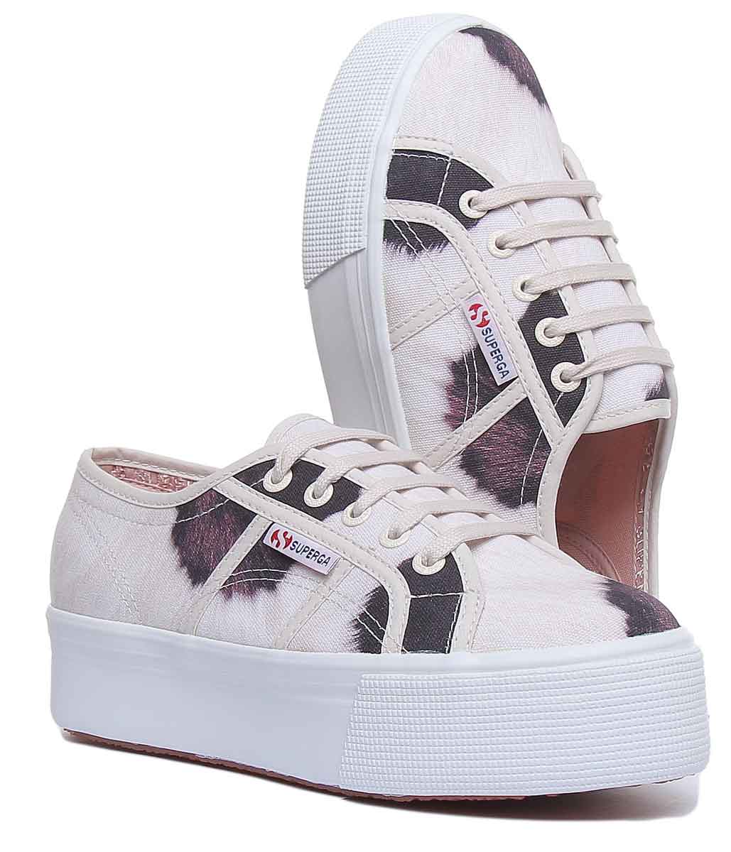 Superga 2790 Cow Print In Beige - Image 5