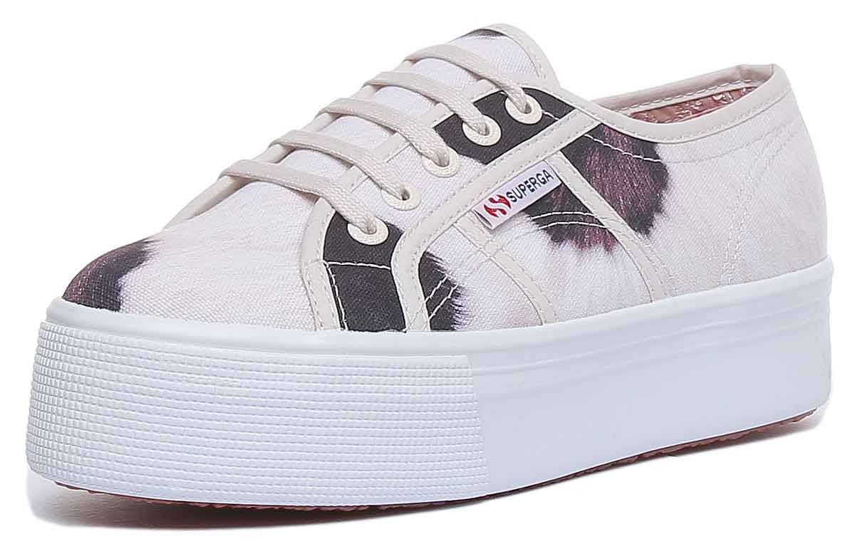 Superga 2790 Cow Print In Beige - Image 6