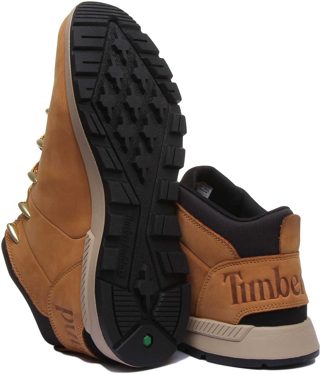 Timberland A1Xvq Sprint Trekker Mid Lace Up Boot In Wheat For Men - Image 4