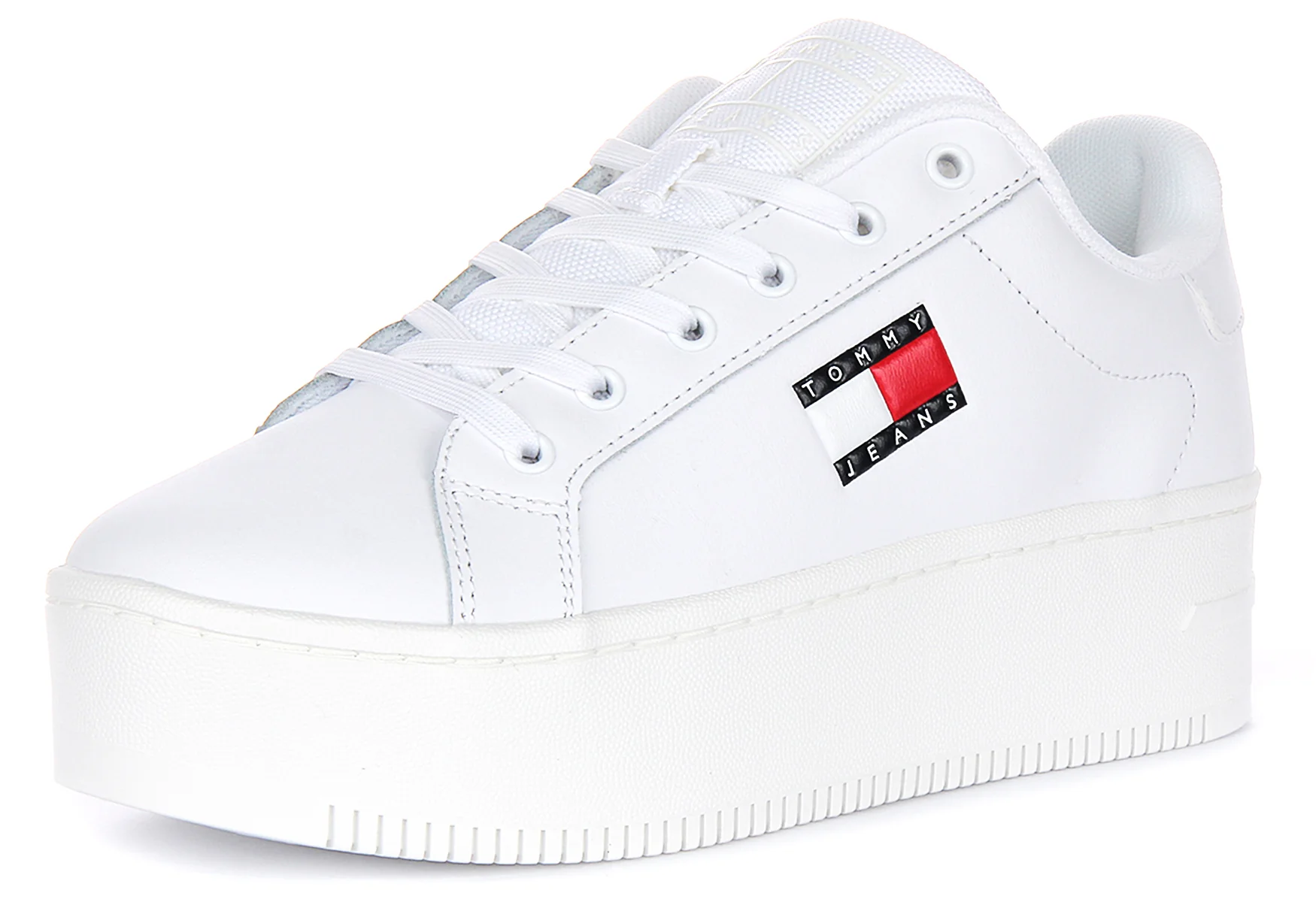 Tommy Jeans Flatform Essential In White For Women - Image 6