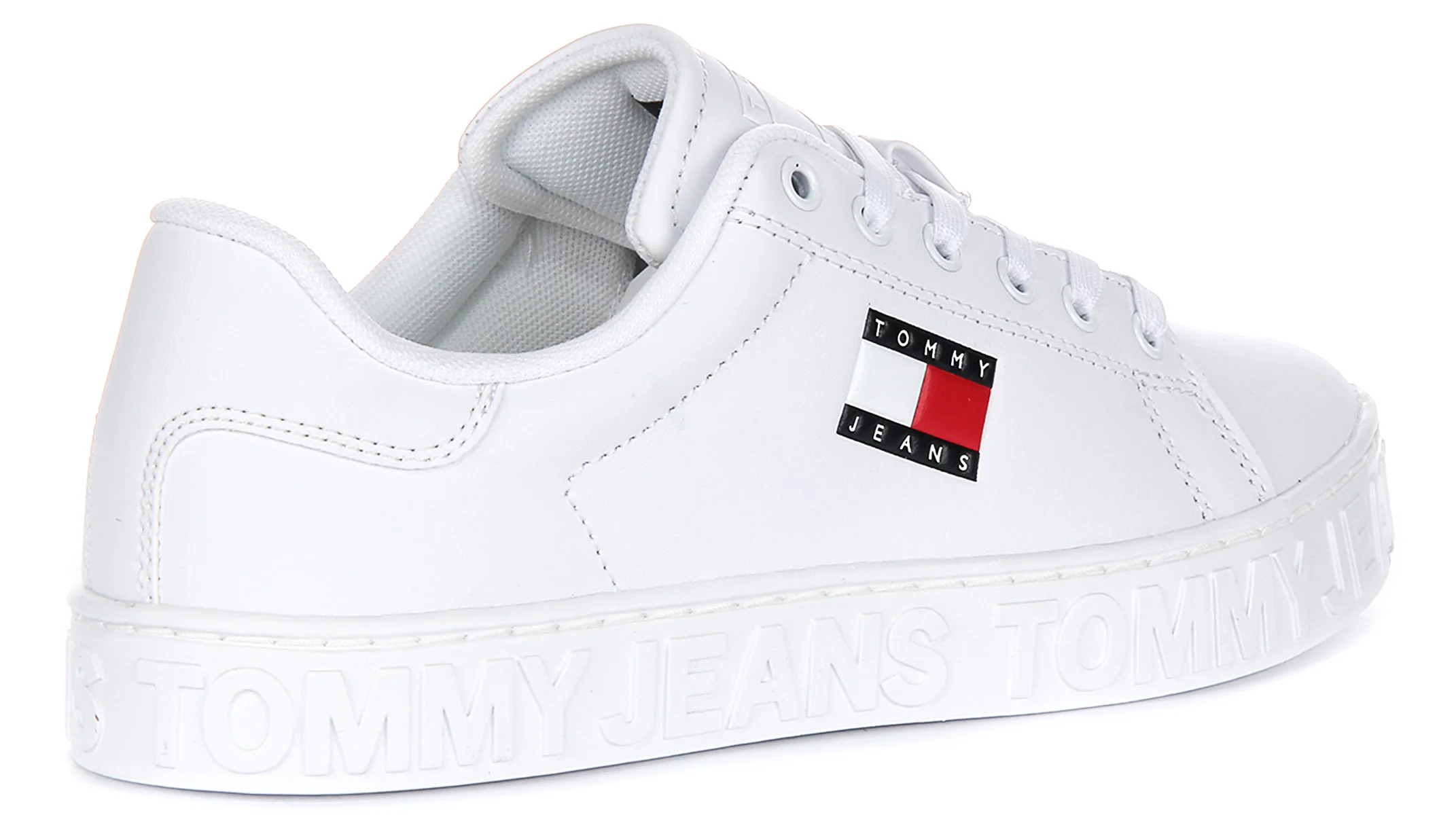 Tommy Jeans Logo Outsole Sneaker In White For Women - Image 3