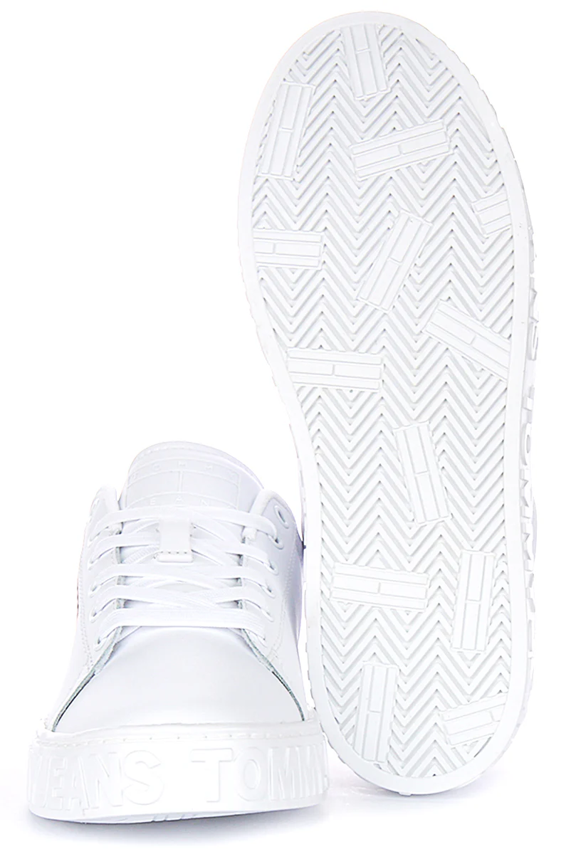 Tommy Jeans Logo Outsole Sneaker In White For Women - Image 5