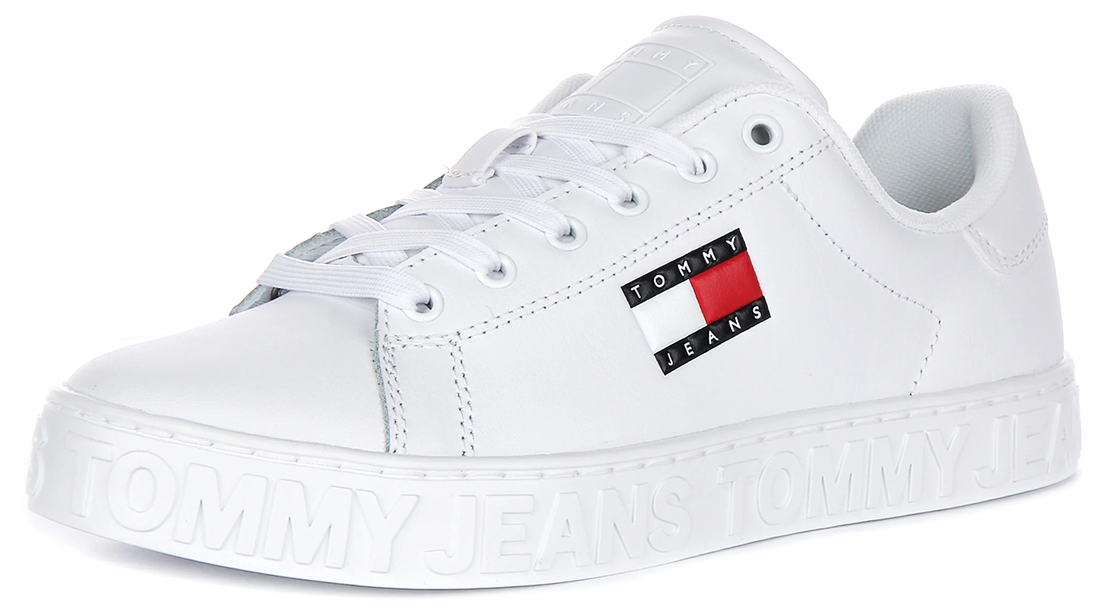 Tommy Jeans Logo Outsole Sneaker In White For Women - Image 6