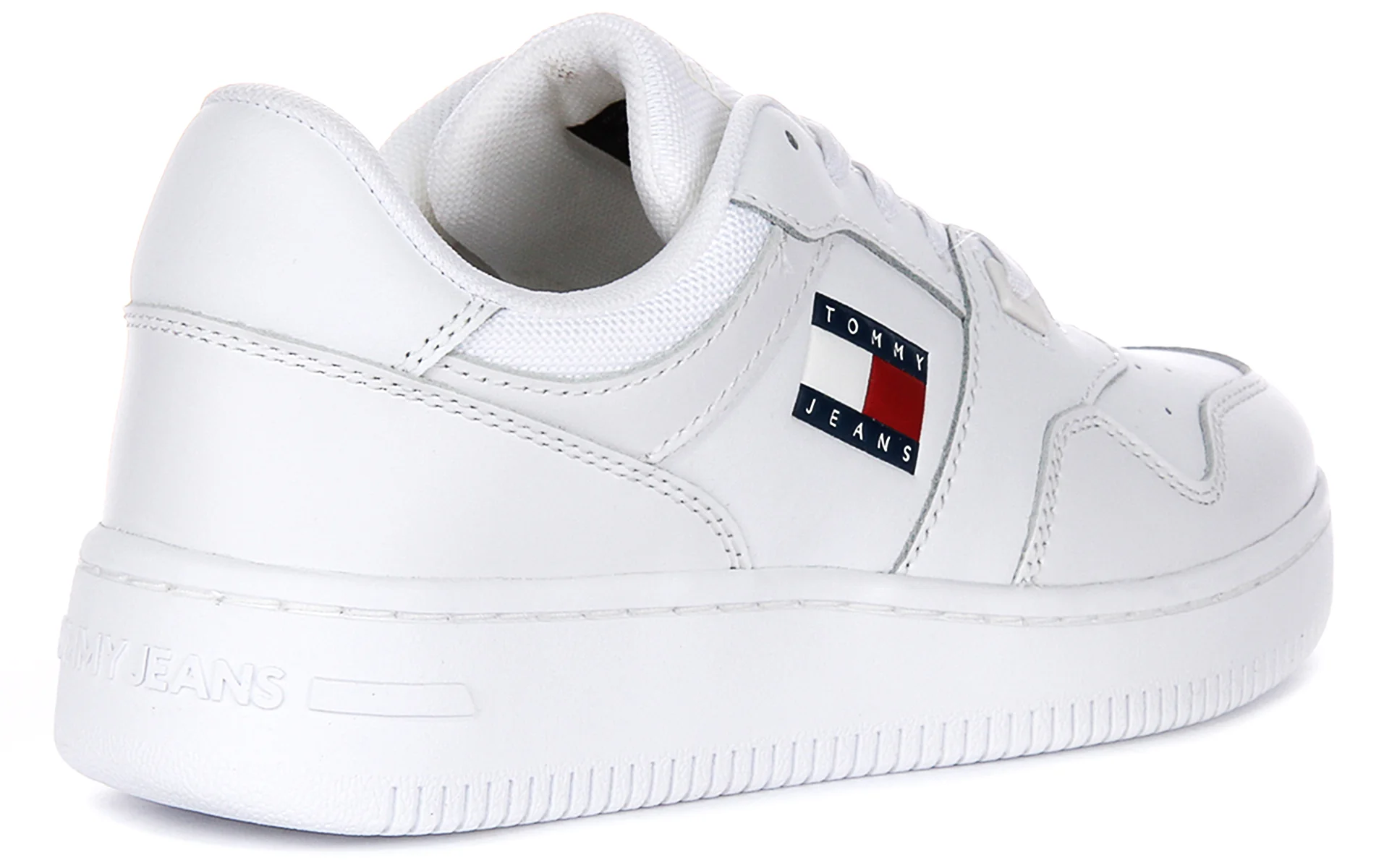 Tommy Jeans Retro Basket Sneaker In White For Women - Image 3