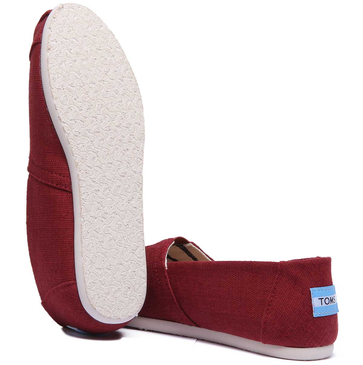Toms Classic Canvas In Cherry - Image 4