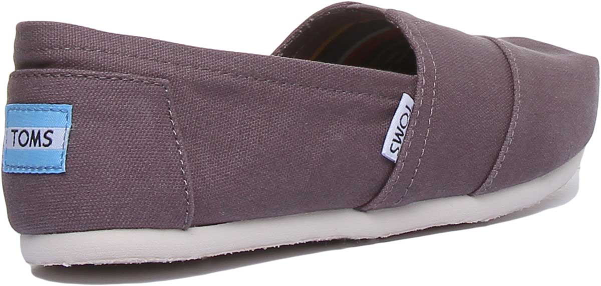 Toms Classic Slip On In Grey - Image 3