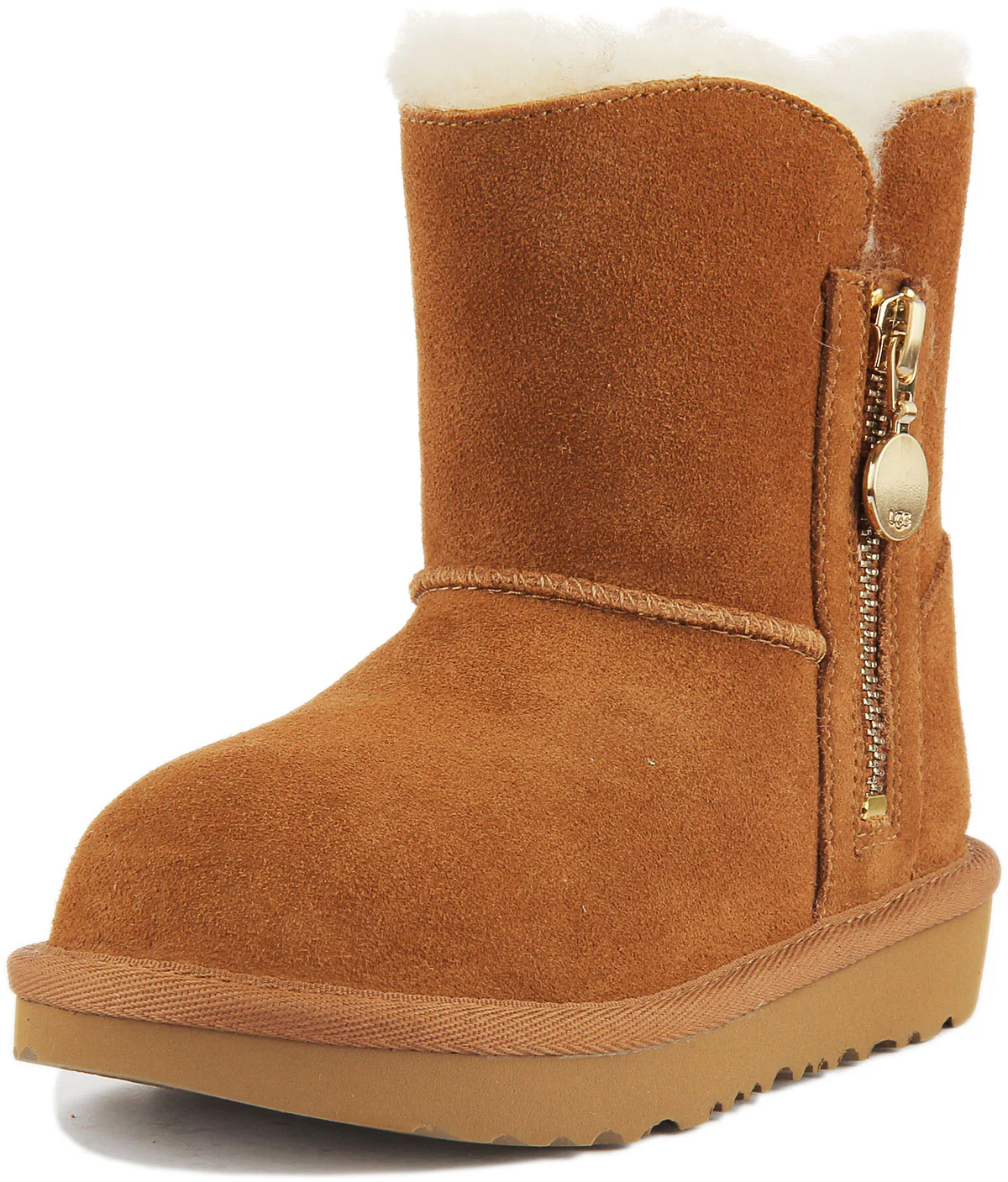 Ugg Australia Bailey Boots In Chestnut For Infants - Image 6