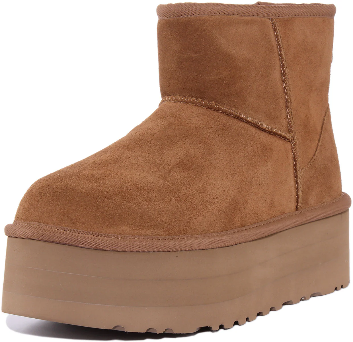 Ugg Australia Classic Mini Platform In Chestnut For Women - Image 6