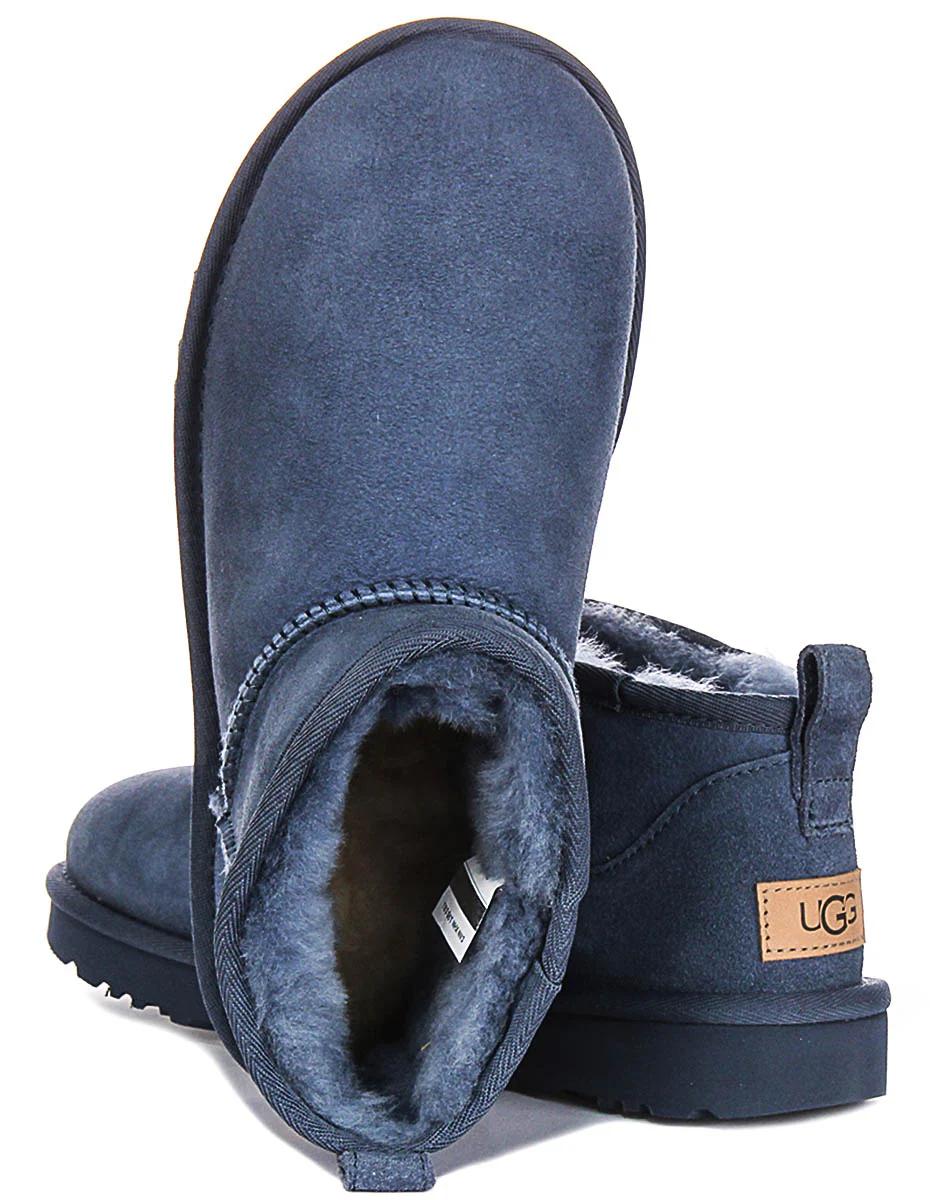 Ugg Australia W Classic Ultra Mini In Dark Blue For Women - Image 4