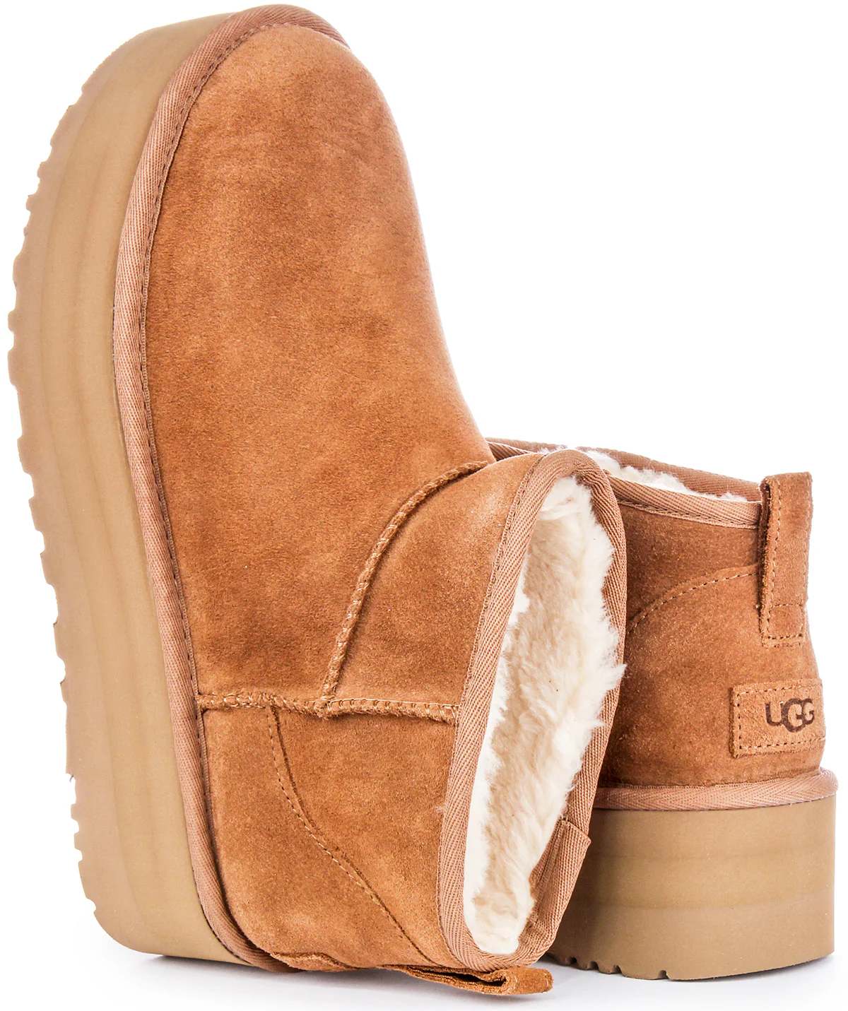 Ugg Australia Classic Ultra Mini Platform In Chestnut For Women - Image 4