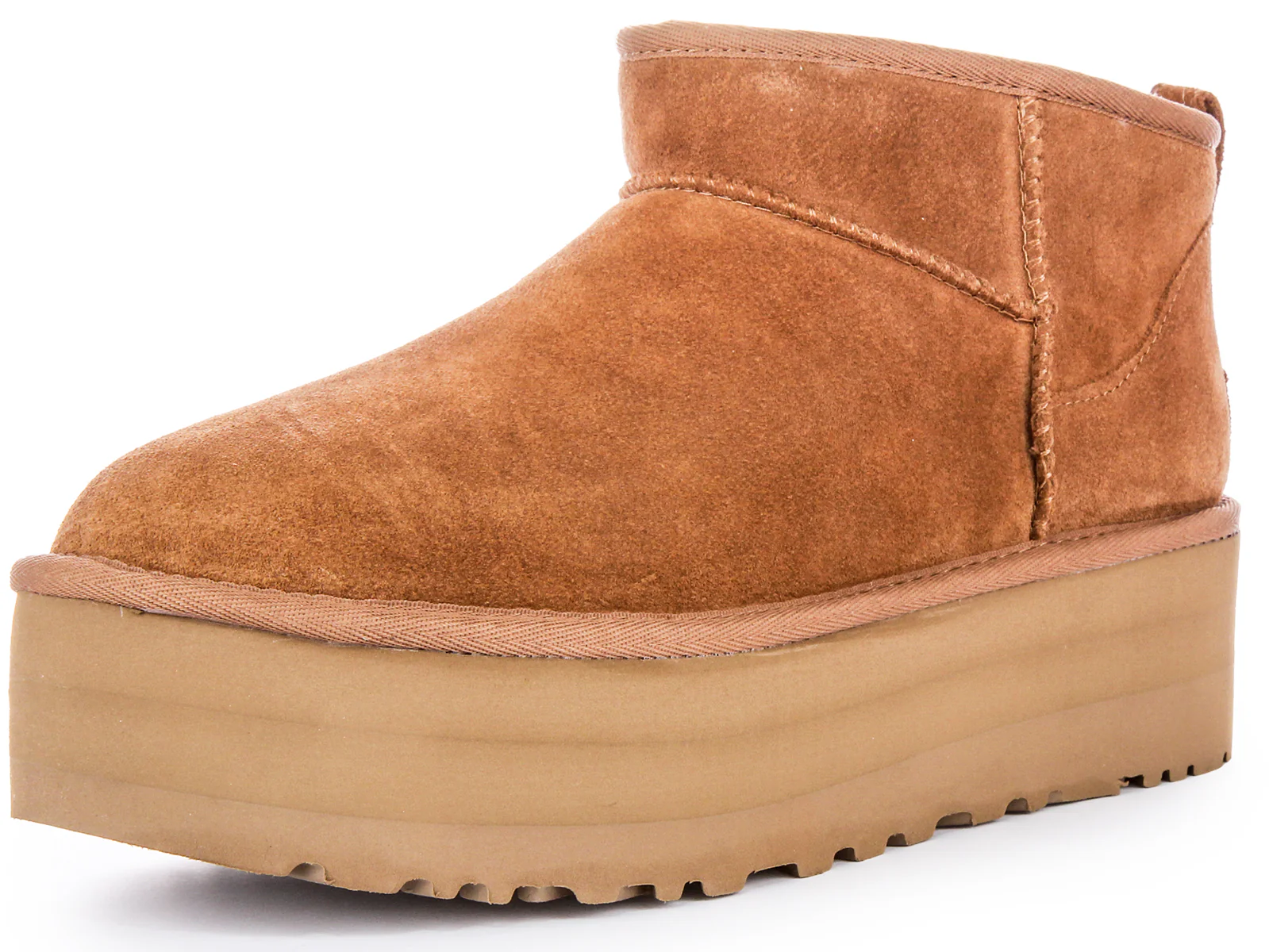 Ugg Australia Classic Ultra Mini Platform In Chestnut For Women - Image 6