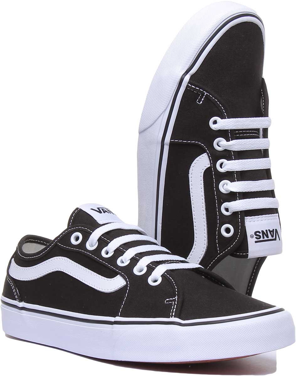 Vans Filmore Decon In Black White - Image 5