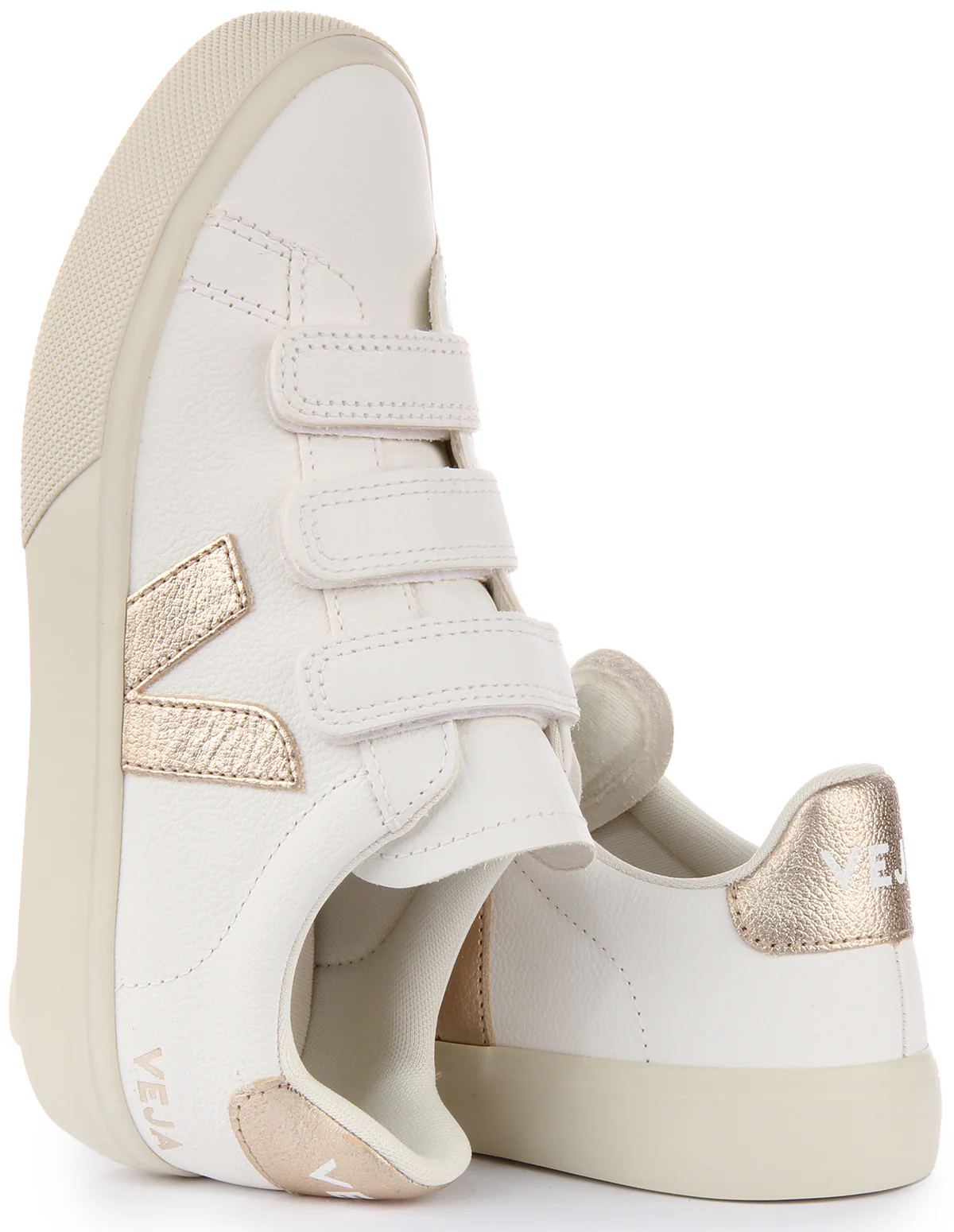 Veja Recife Chromfree Trainers In White Bronze For Men - Image 4